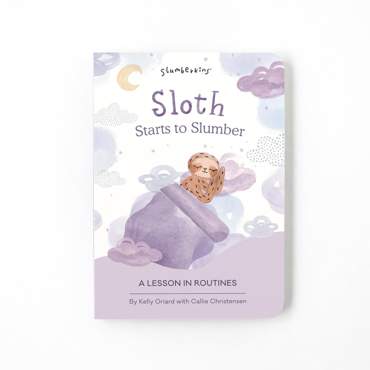 Slumberkins 14" Sloth Kin & 2 Board Books Complete Set Bundle | Promotes Routines, Relaxation & Coping Skills | Social Emotional Learning, Ages 0+ (Sloth Kin Plush + 2 Board Books)