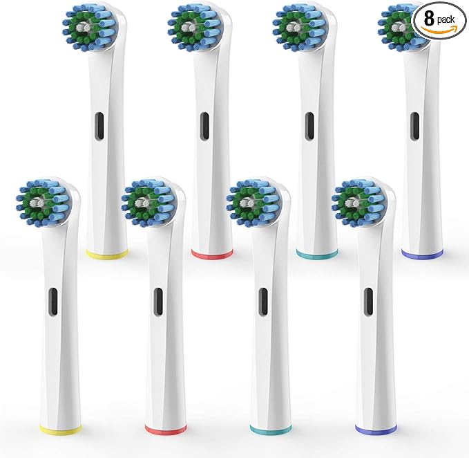 Best Replacement Toothbrush Heads for Oral-B,Compatible with Oral-B Braun Electric Toothbrush, 8 Count