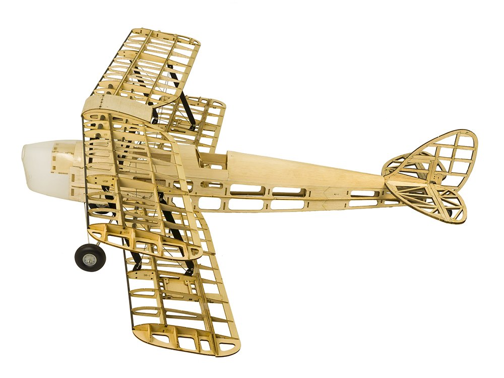 Viloga Upgrade Balsa Wood Airplane Kits Mini Tiger Moth Biplane, 39" Laser Cut Model Plane Kit to Build, DIY Flying RC Aeroplane for Adults (KIT Only)