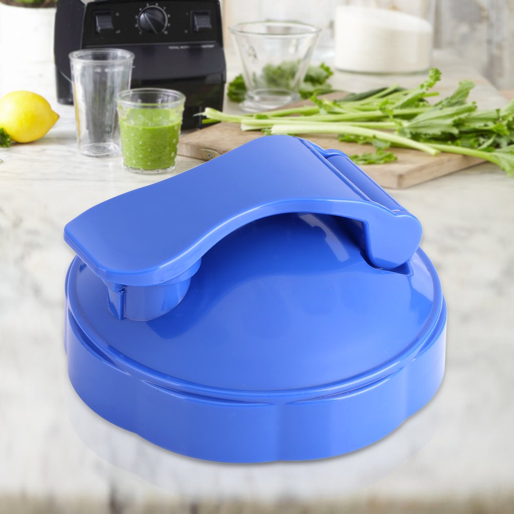Generic Flip Top To Lid, Replacement Part Seal Flip Top Lid for 600W 900W Juicer Bottle or Blender, Replacement Cup To Lid with Seal (Blue), Genericdv7ezno1uf-03