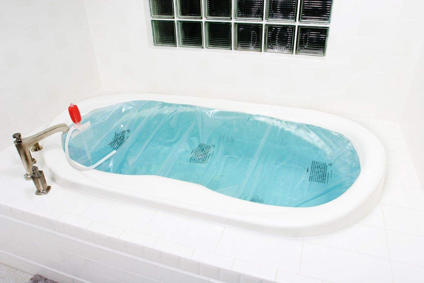 AquaPodKit Made in USA - Emergency Bathtub Water Storage Bladder 65-100 Gallon Capacity - BPA Free- Food Grade Materials - Hurricane Disaster Preparedness Supply - Family Survival Supply (Bag)