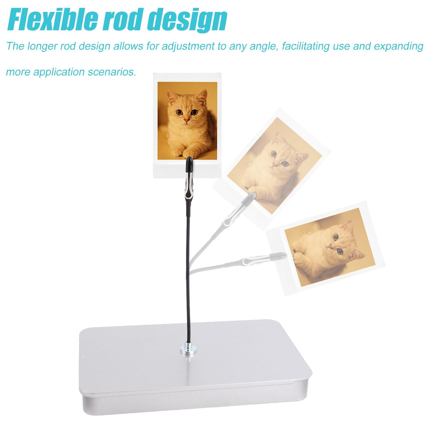 2pcs Metal Model Painting Stand Base Holder with 24pcs Bendable Magnetic Alligator Clip Sticks, Modeling Tools for Airbrush Models Coloring & Hobby Model Painting