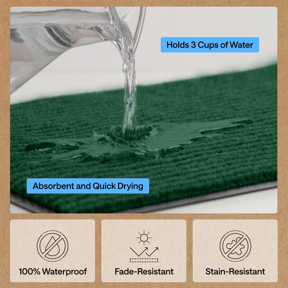 Waterproof Traffic Guard Door Mat (2 Count)