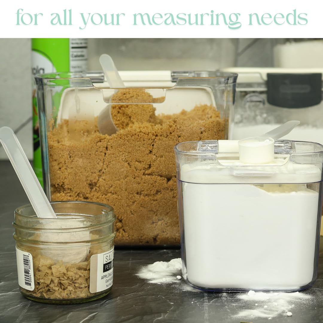 4 Pack 1 Teaspoon Plastic Measuring Scoop