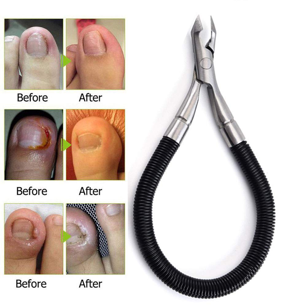 xiaoaa Grip & Snip Modern Stainless Steel Cuticle Nipper, Ambidextrous Nail Clipper with Protector, Easy to Remove Dead Skin, Pedicure Manicure Tool