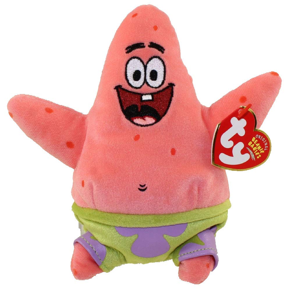 TY Beanie Baby - PATRICK STAR ( SpongeBob Movie Promo )