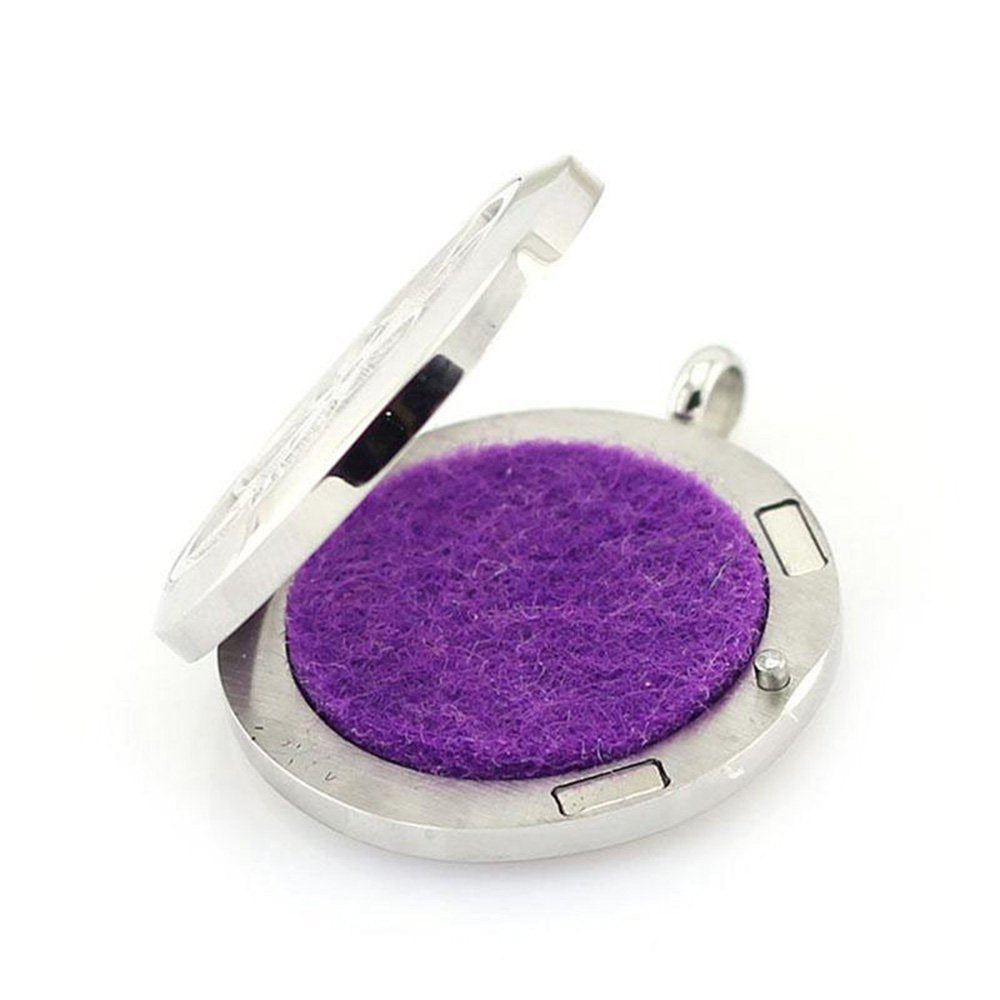 Diffuser Necklace Stainless Steel Lotus of Life