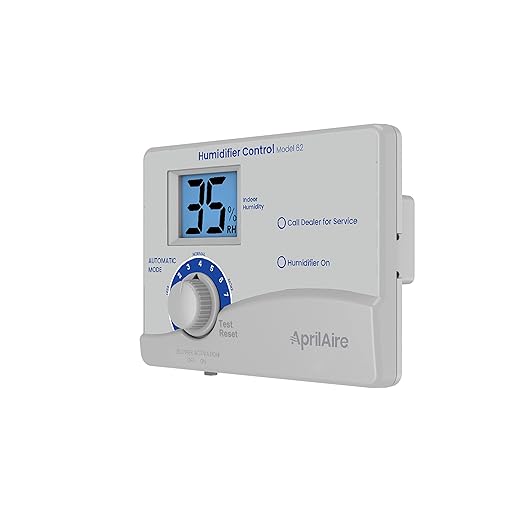 AprilAire 62 Automatic Digital Whole-House Humidifier Control Humidistat with Outdoor Temperature Sensor for AprilAire Whole-House Steam Humidifiers, Low Voltage 24VAC