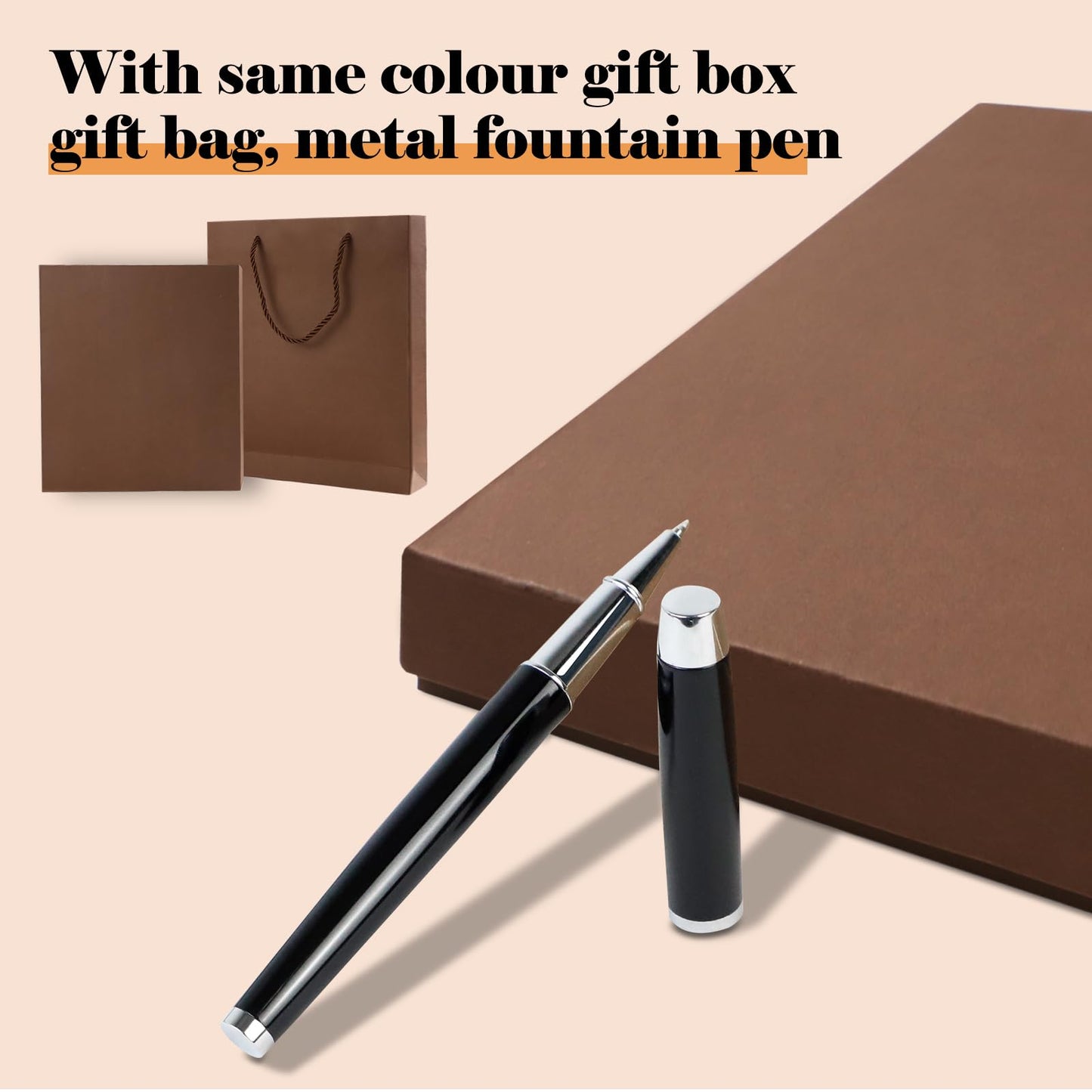 HAIJSEVR A5 Lined Leather Journal Notebook with Pen Set, Vintage Hardcover Diary A5 Notebook with Magnetic Closure, Personalized Travel Journals Classic Business Gift Box Bag Set for Christmas Birthday