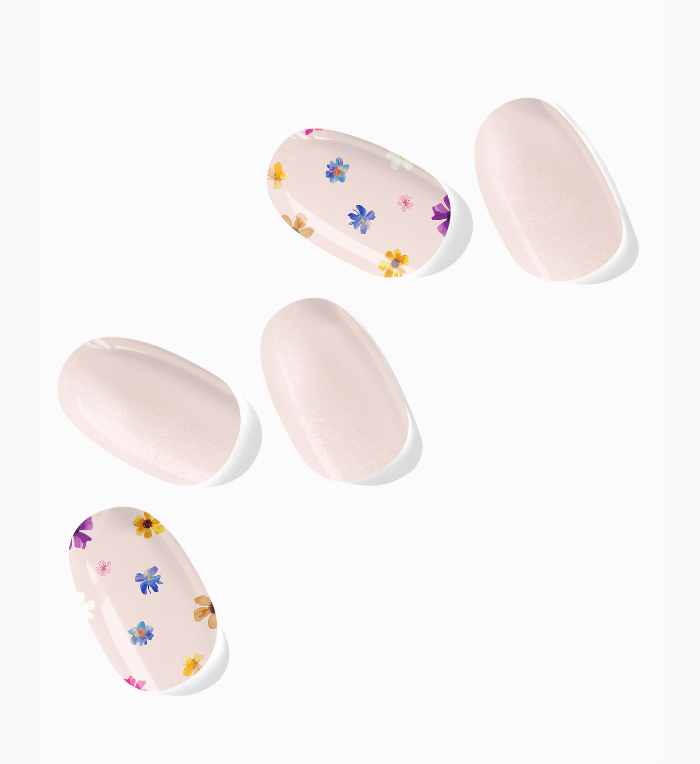 Nova Nails Semi Cured Gel Nail Strips (Wildflower)