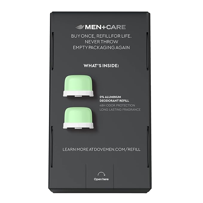 Dove Men+Care Deodorant Refill 0 percent Aluminum Fresh Feel Aluminum Free Deodorant 1.13 oz