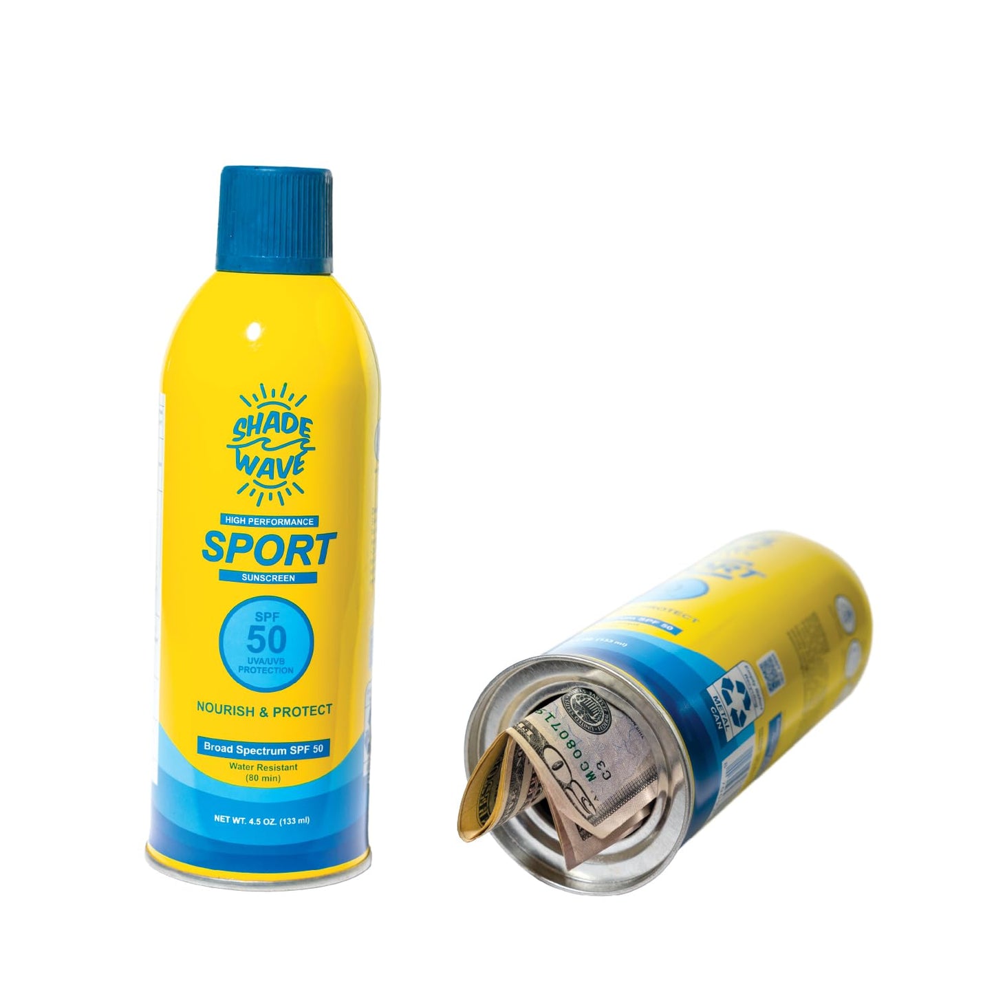 BigMouth Secure and Affordable Sunscreen Diversion Can Safe, Hidden Stash Container for Valuables, Realistic Weighted Secret Compartment