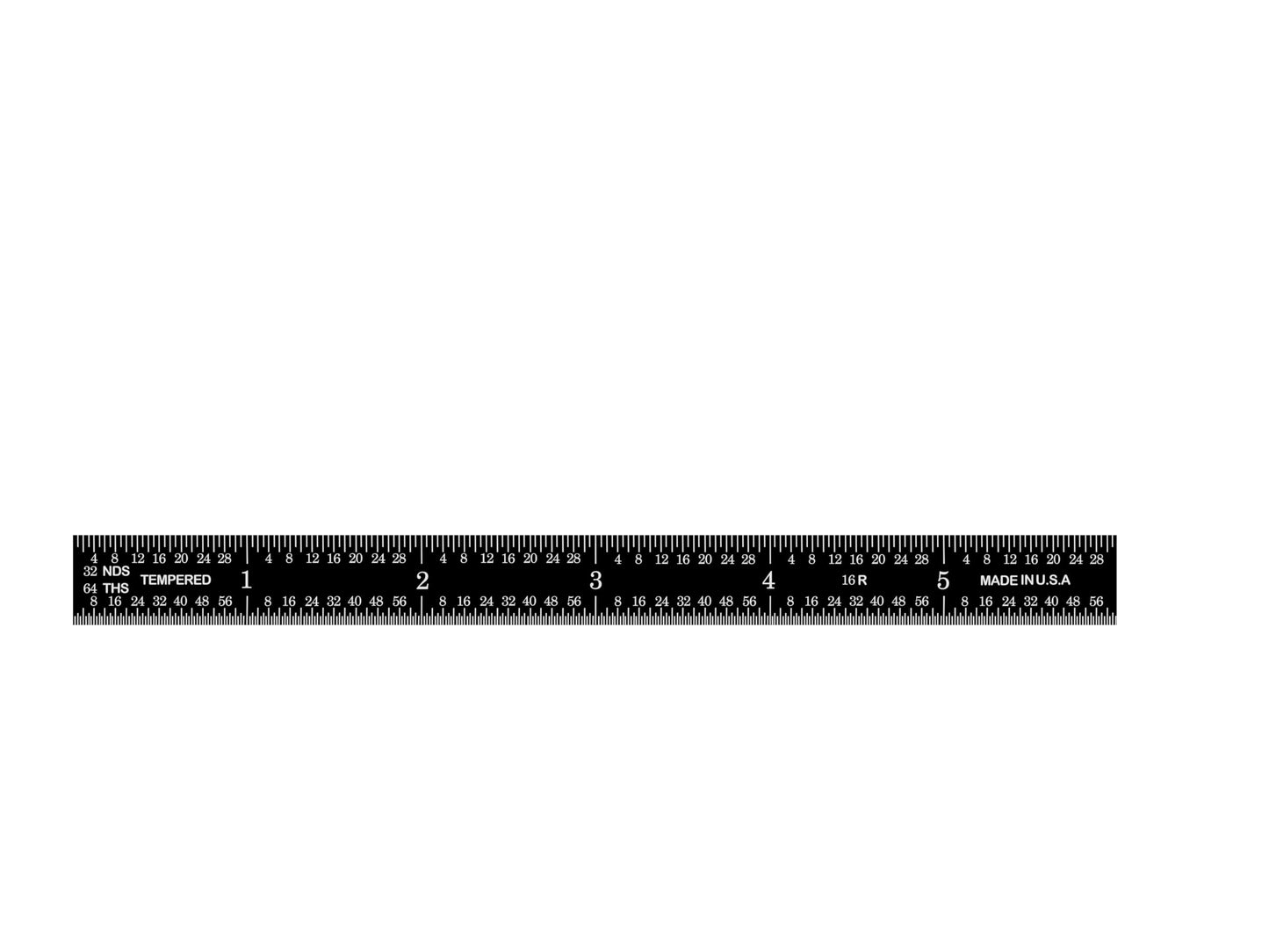 PEC Tools 6" Flexible Machinist Rule, Designed for High-Accuracy Industrial Environments, Made in USA