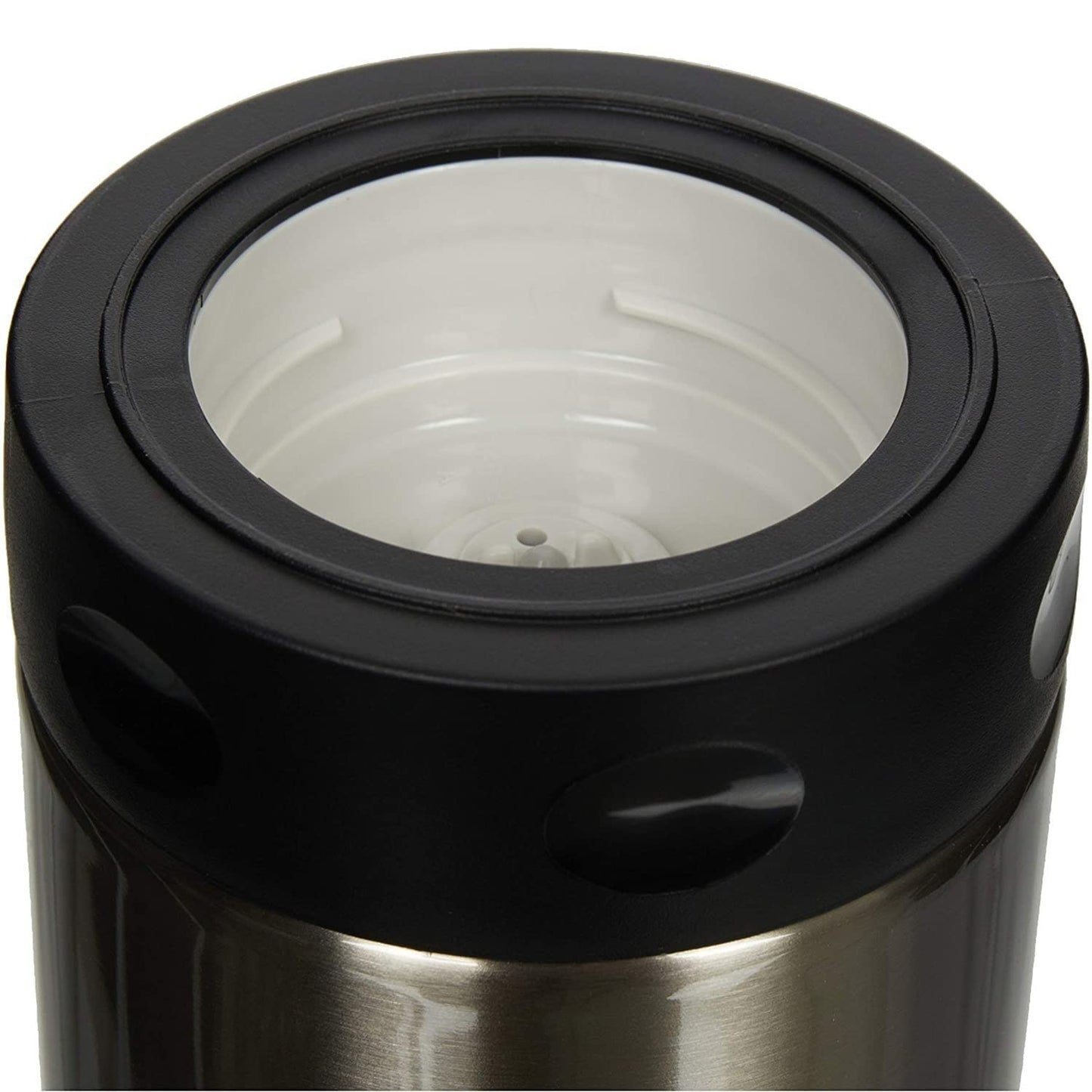 Zojirushi Steel Food Jar, Medium, Black/Stainless