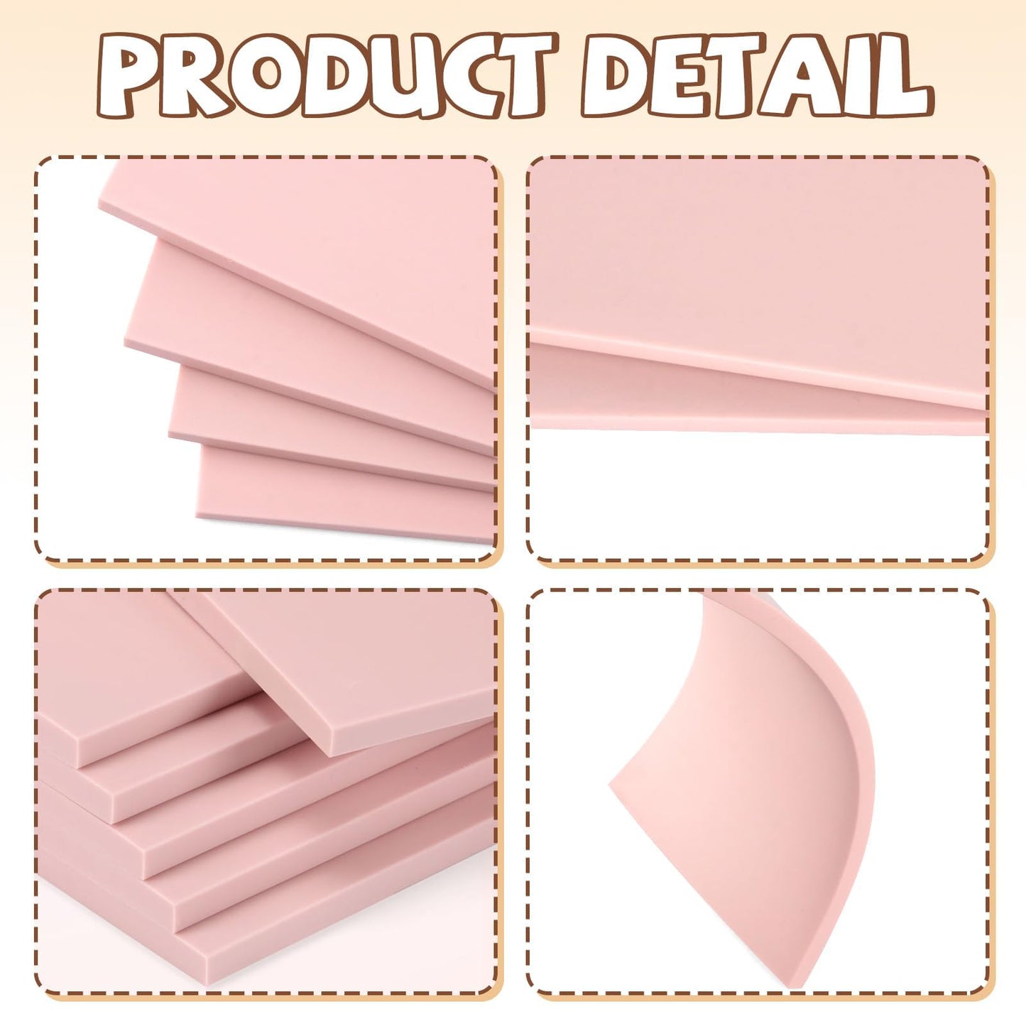 Oopsu Linocut Printmaking Kit - 6 PCS 4"x6" Soft Rubber Linoleum Blocks, Brayer & Carving Tools | Block Printing & Stamp Making Supplies for Beginners, Hobbyists & Artists