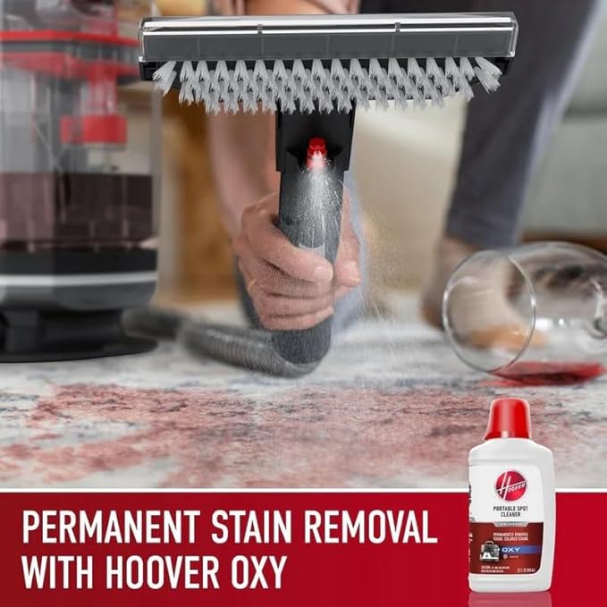 Hoover CleanSlate XL Deep Cleaning Carpet + Upholstery Spot Cleaner Machine with Specialized Tools, Permanent Stain Remover, Pair with Hoover Portable Spot Cleaner Solution