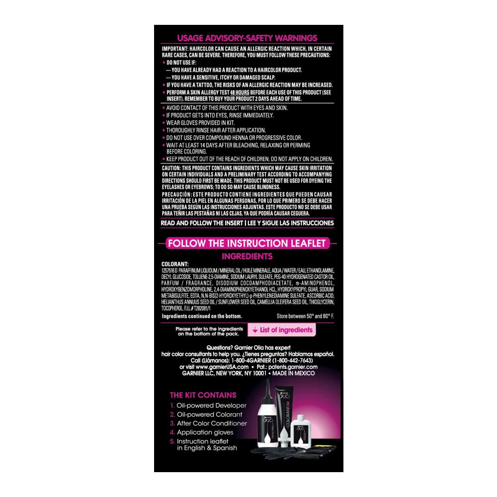 Garnier Olia Bleached Blonde Extreme Hair Color Kit