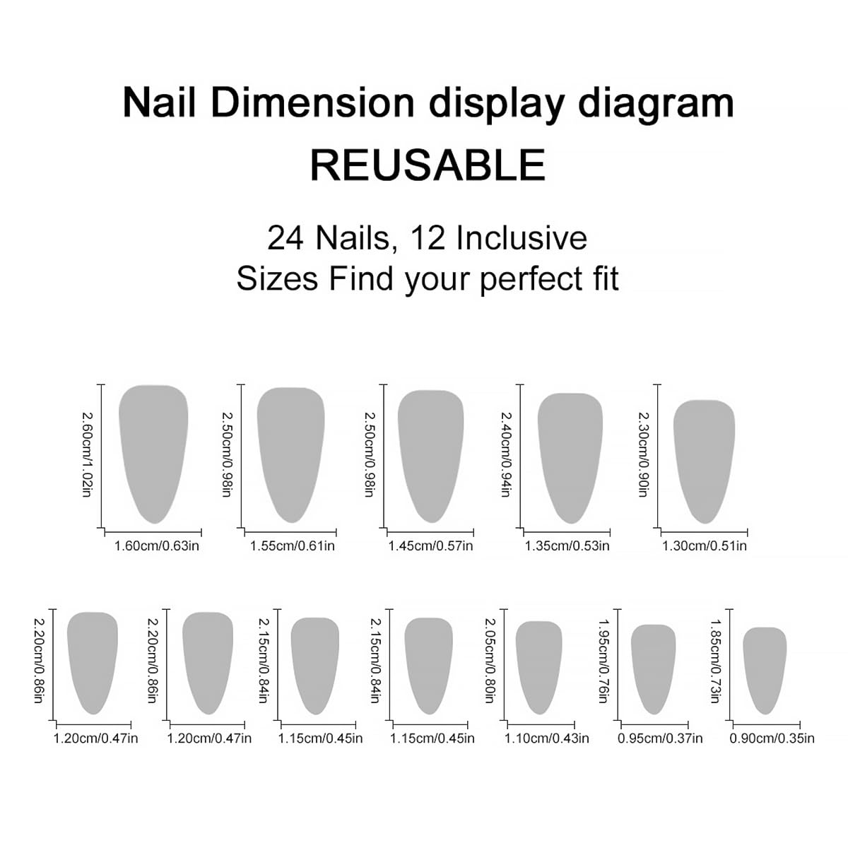 24pcs Medium Almond Press on Nails White Nail Tips Fake Nails Glossy Nude Pink False Nails Stick on Nails Full Cover Artificial Glue on Nails Acrylic Nail Kit for Women Girls DIY Manicure Salon