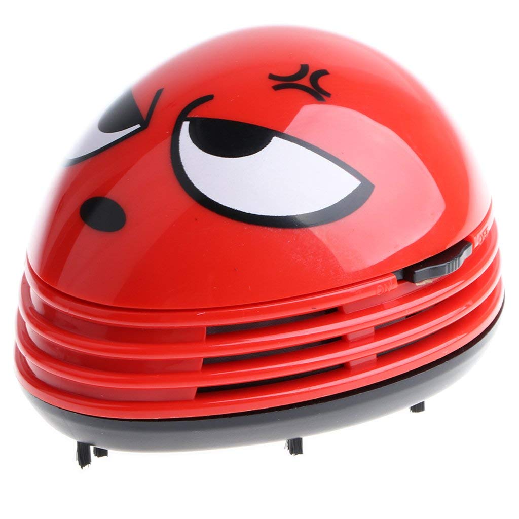 Cute Portable Cartoon Mini Desktop Vacuum Desk Dust Cleaner