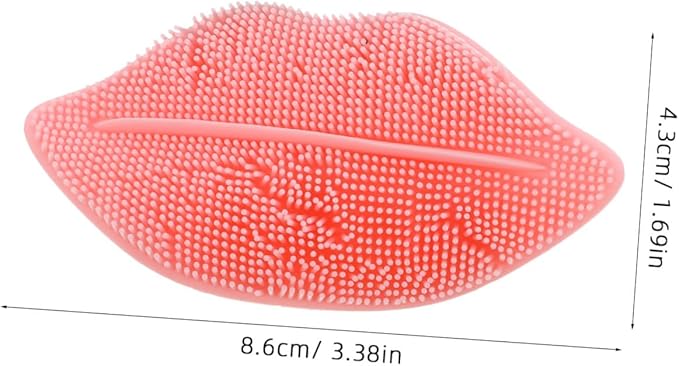 3Pcs Lip Face Cleansing Brush Exfoliating Tool for Makeup Removal Portable Facial Scrubber for Women Lightweight and Travel Friendly Face Wash Tool