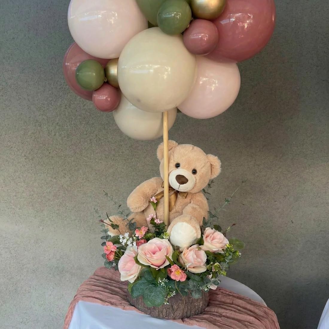 MaoGoLan Bulk Teddy Bear Baby Shower, 10 Packs Small Teddy Bear Stuffed Animals in Bulk,13.5" Small Stuffed Bears Plush for Wedding,Birthday,Christmas, Party Decorations