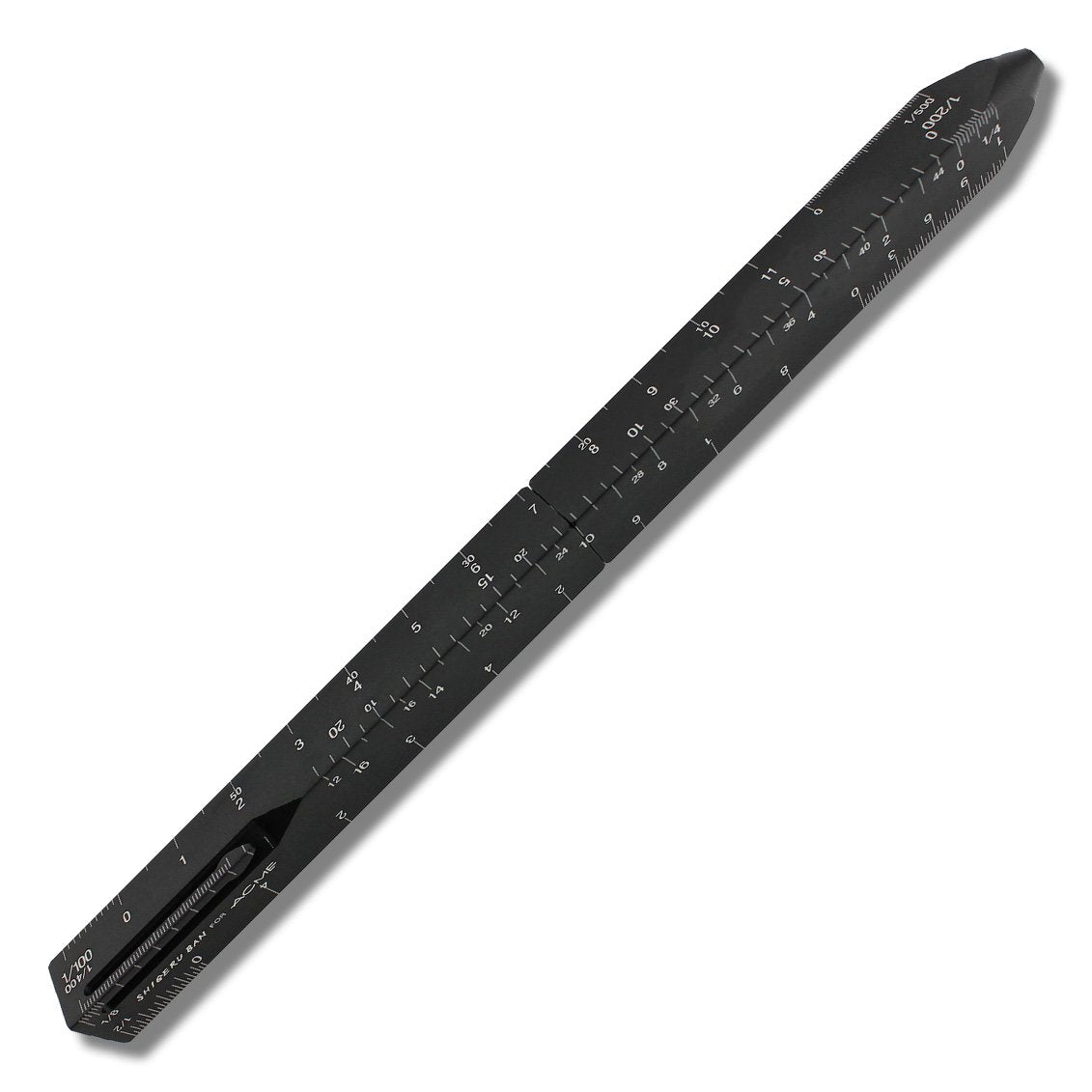 ACME Studios Scale - Black Retractable Ballpoint Pen by Shigeru Ban