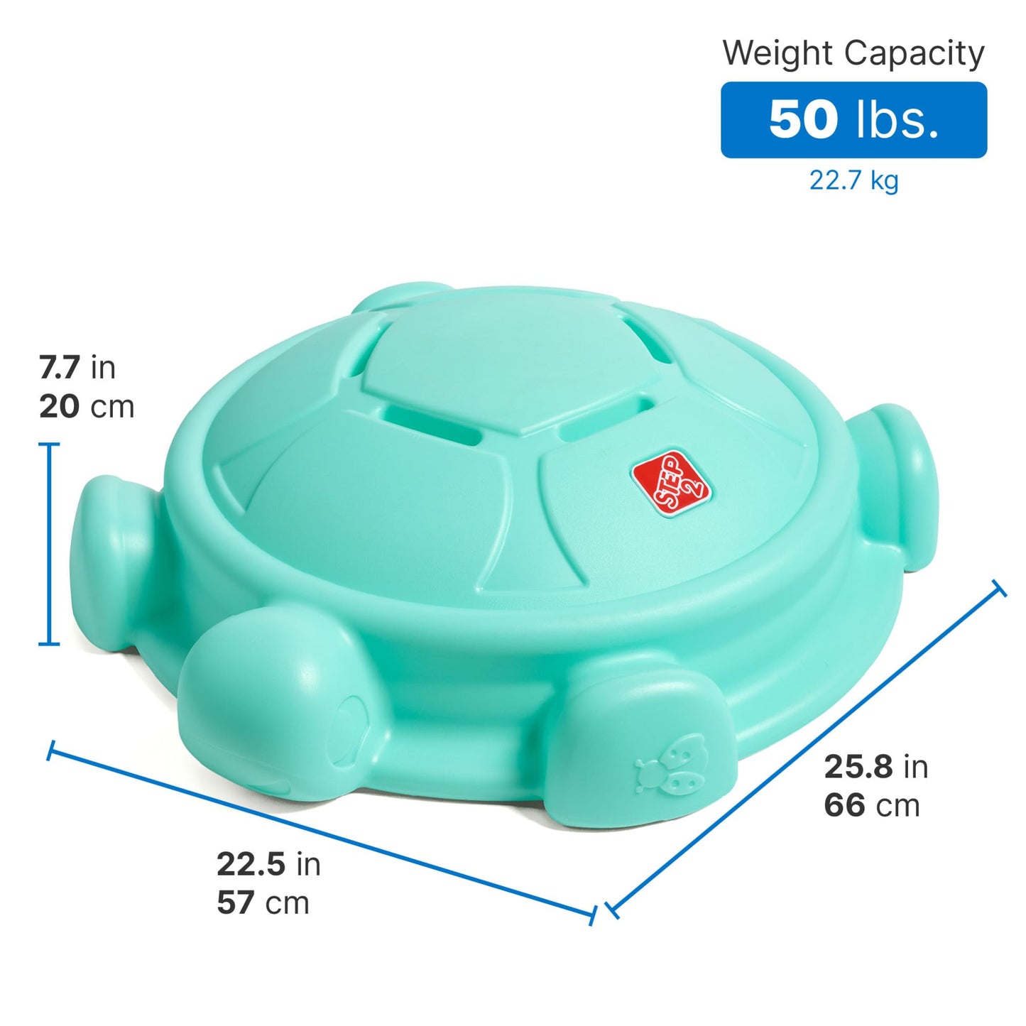 Step2 Topsy Turtle Rocking Disk and Stepping Stone, Balance and Climbing Toy for Kids and Toddlers, Indoor/Outdoor, 18 Months - 3 Years, Mint