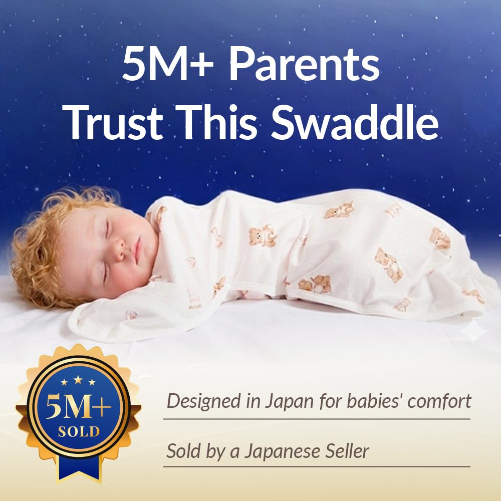 Coperta Newborn Swaddle Sack, IHDI Certified for Healthy Hip Development, Calms Startle Reflex for Better Sleep, 100% Cotton Wearable Blanket, Newborn Essentials (lemon, S)