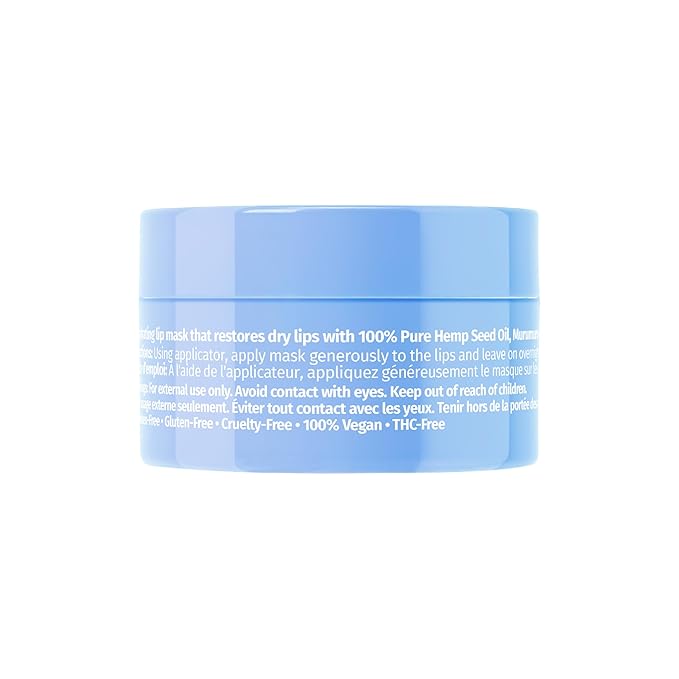 Hempz Hydrating Lip Sleeping Mask - Triple Moisture Fresh Citrus (.70 Oz.) | Overnight Hydrating Lip Balm for Dry Lips, Lip Repair, Chapped Lip Treatment & Nourishment for Women