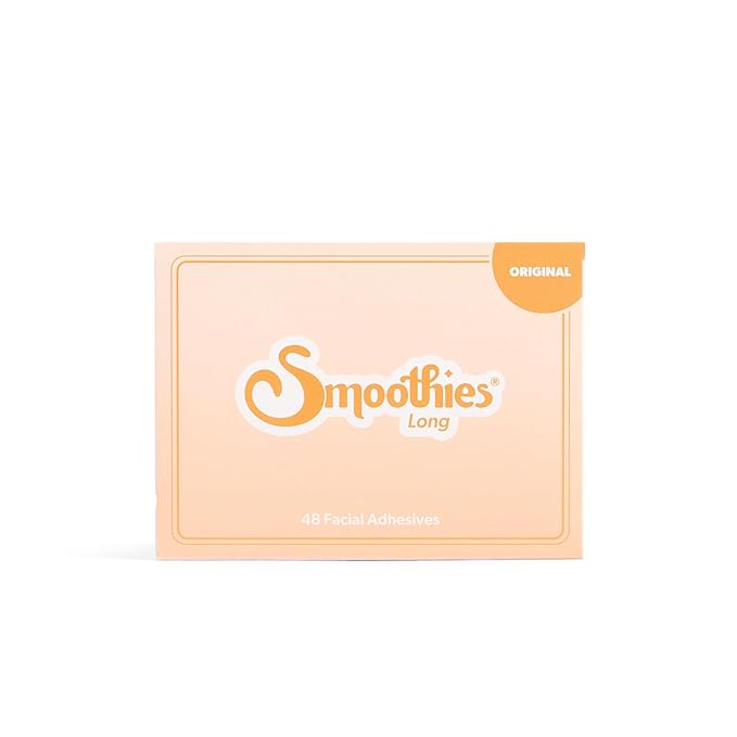 Smoothies Long Forehead Wrinkle Patches for Face Overnight - Facial Patches for Forehead, 48 Facial Adhesives per Box - Face Tape, Made in the USA