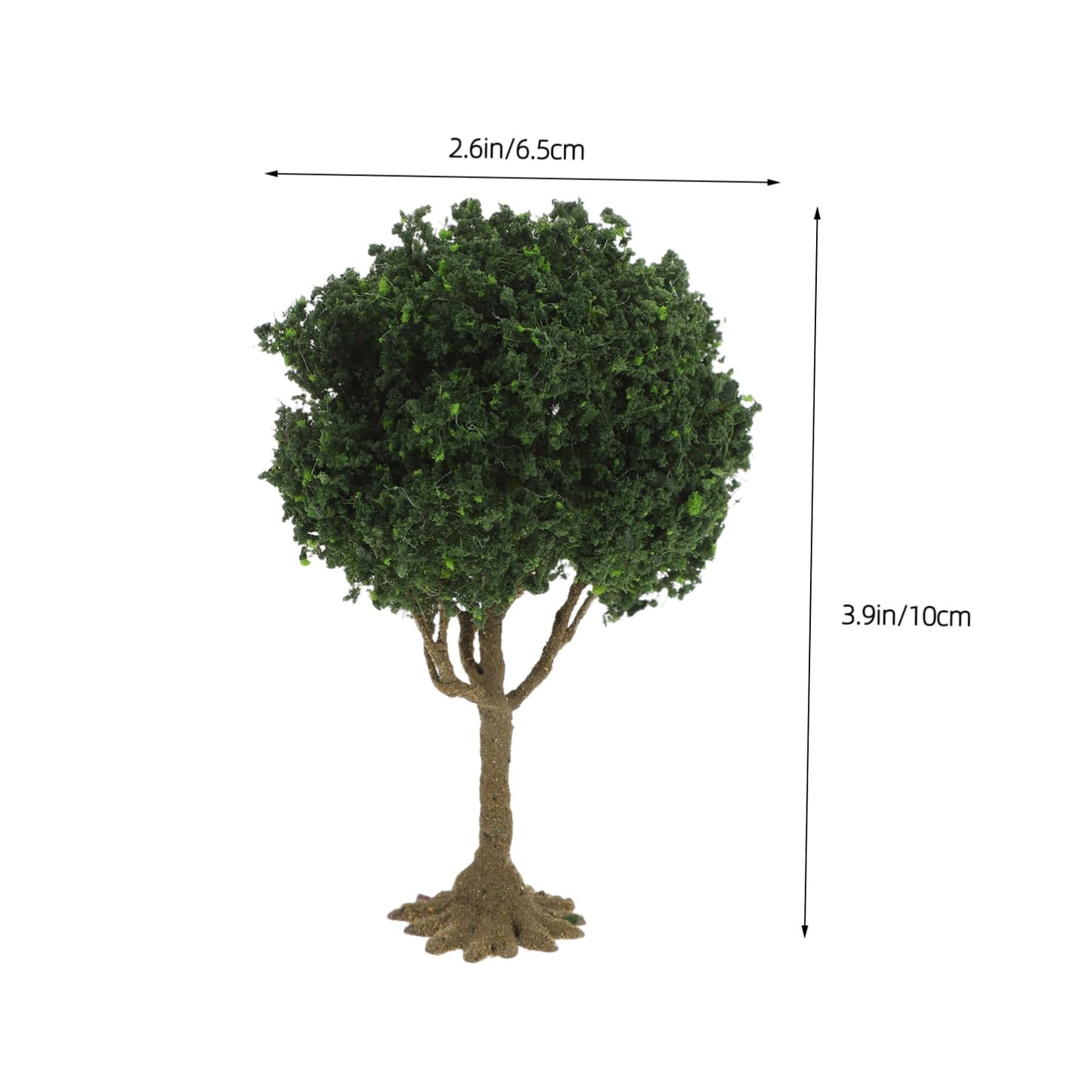 YARNOW Landscape Tree Model 3.93 Inch Miniature Trees for Model Train Scenery Architectural Models Realistic Fake Trees for DIY Crafts and Scenic Layouts