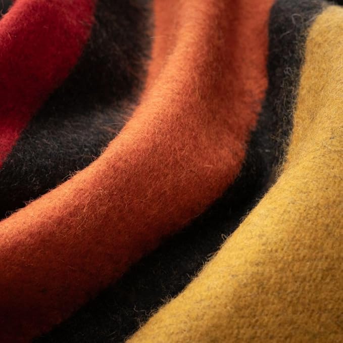 Arcturus Military Wool Blanket - Warm, Thick, Washable - Great for Outdoors, Camping, Stadium Blanket, Picnics, Travel - Car & Bushcraft Survival Kits, Large 64in x 88in 4.5 lb
