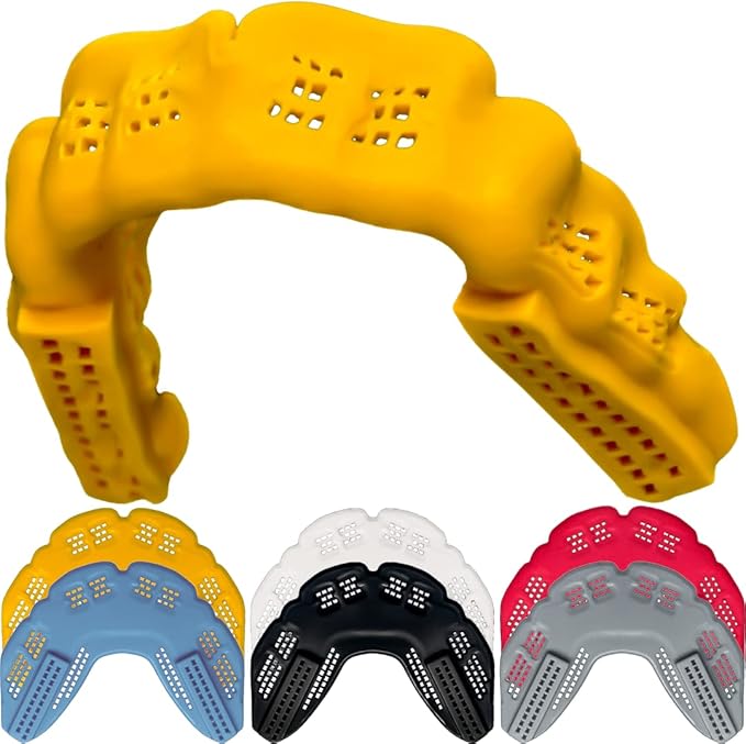 Bulletproof: World’s Thinnest Most Breathable Mouthguard is 3X Stronger! Wrestling Football Basketball MMA Hockey Rugby BJJ Lacrosse Boxing Men Sports Mouth Guard Grinding Teeth Adult Youth Braces