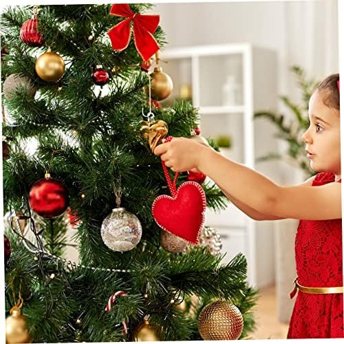 MERRYHAPY 100pcs Christmas Ornament Hooks Mini Hanger for Tree Decorations Hangers for Baubles Wreaths and Holiday Decor