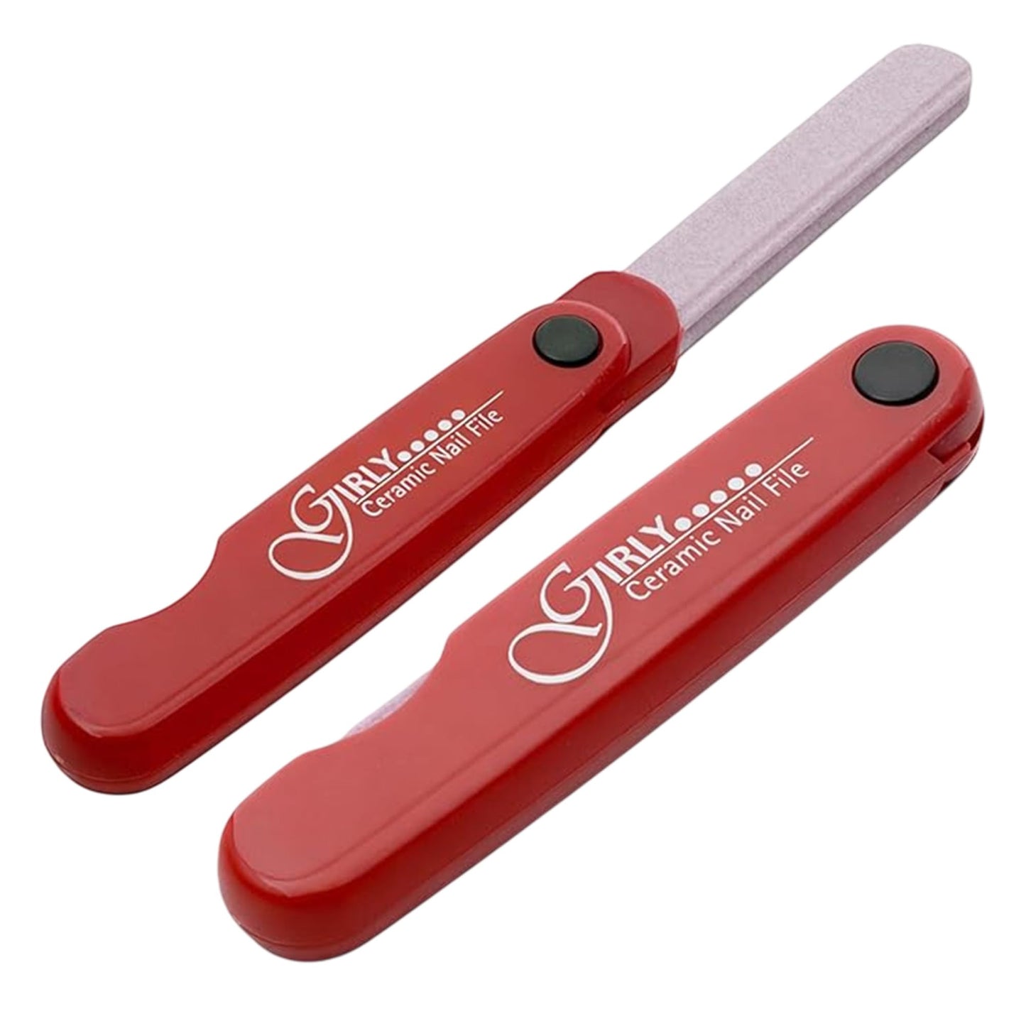 YNR Professional Nail File and Buffer Set with Emery Boards for Natural Nails - Mini Nail Files for Fingernails & Toenails - Durable Nail Buffer for Shaping, Smoothing. Shining & Gentle Buffing (Red)