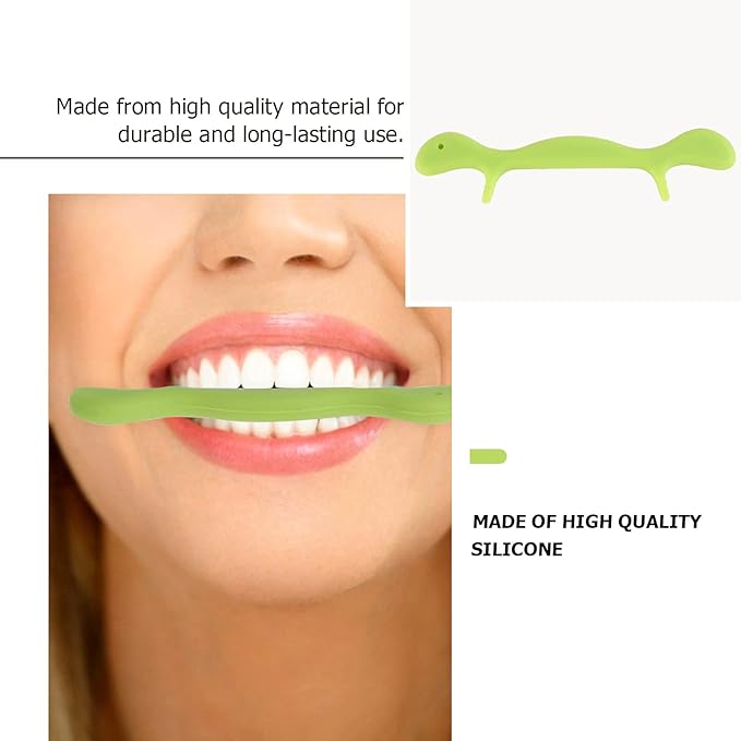 EXCEART Facial Exerciser Mouth Piece Facial Jaw Muscle Exerciser Angel Lift Mouth Exercise Device Face Flex Bands Smile Training for Face Slimmer