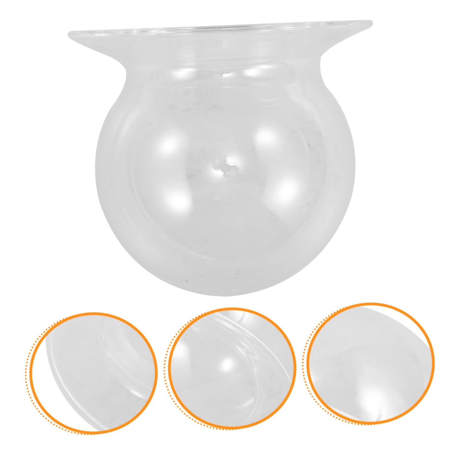 BAZEITFLOW 2pcs Glass Vase for Hydroponic Plants Decorative Desktop Flowerpot Modern Terrarium Centerpiece for Home Office Decor for Plant