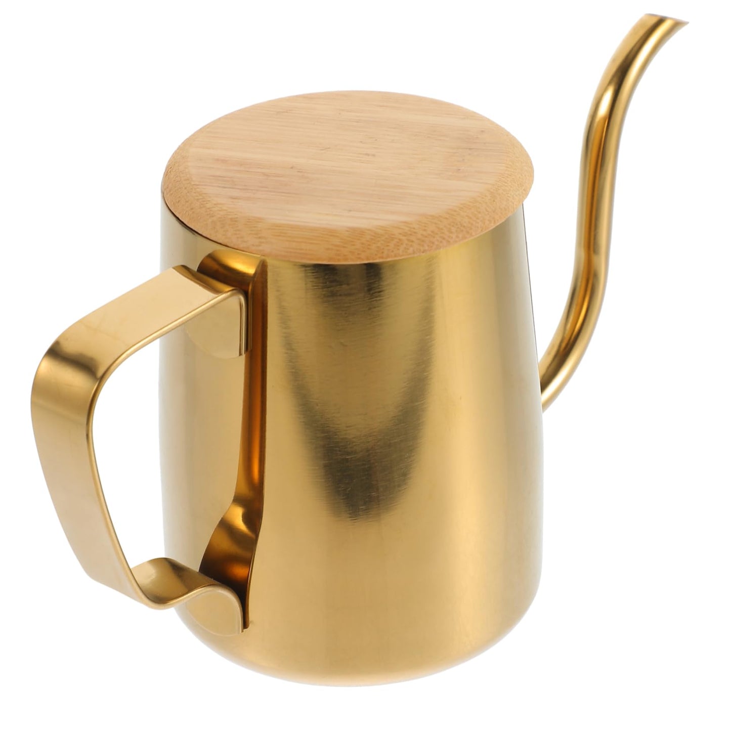 SOLUSTRE 1pc Manual Kettle Tea Pot Drip Kettle Long Spout Stainless Steel Pot for Stovetop Gooseneck for Home Use