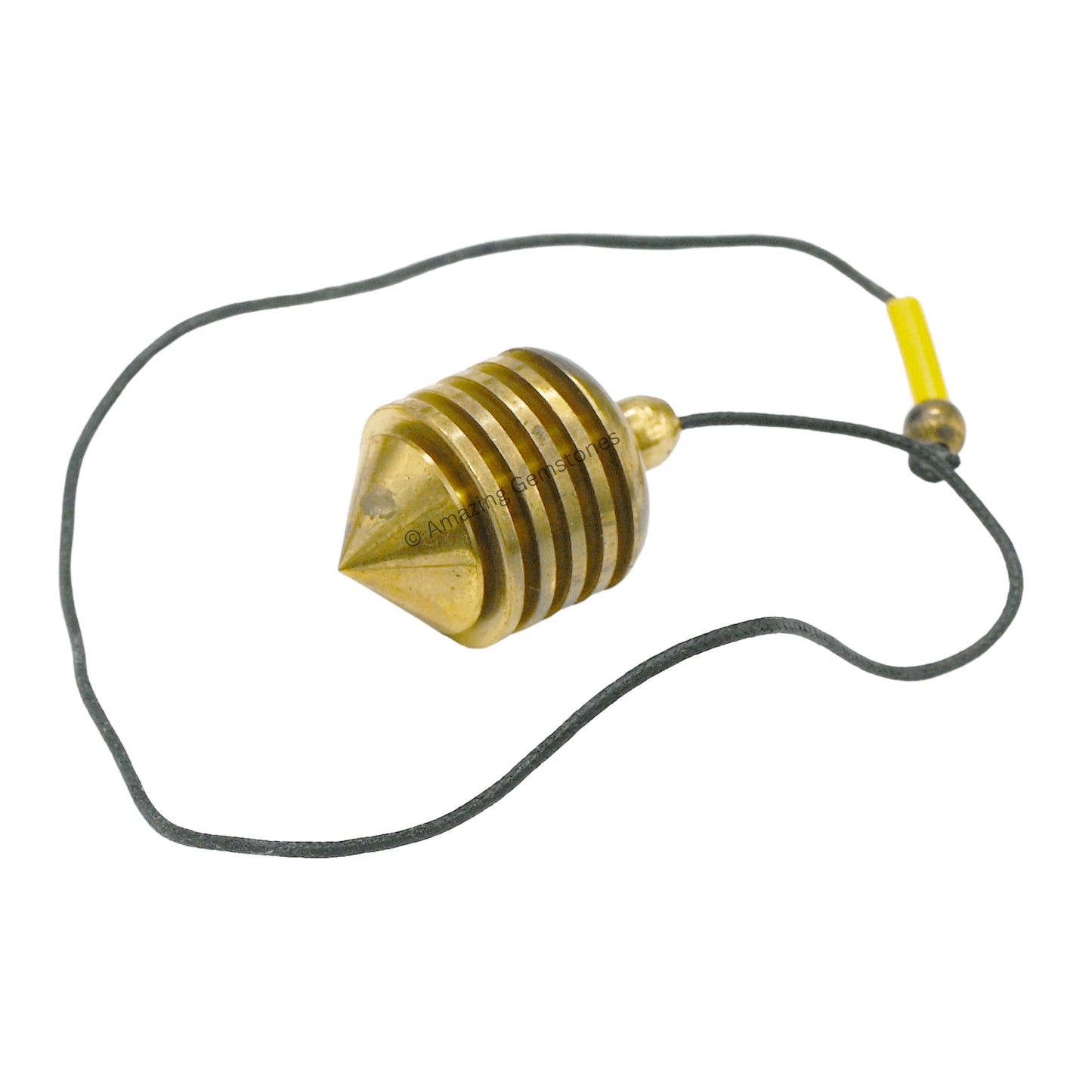 Healing Metal Pendulums for Divination, Gold Vertical Hard Coil Steel Copper Pendulum High Energy Pendulo de Bronce Pendulos de Mesa MP77