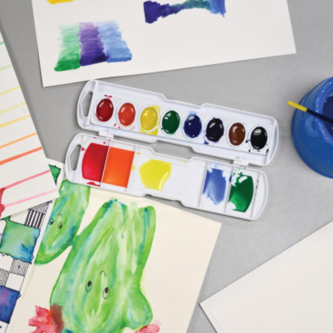 UCreate Watercolor Paper, White, Package, 140 lb., 9" x 12", 50 Sheets