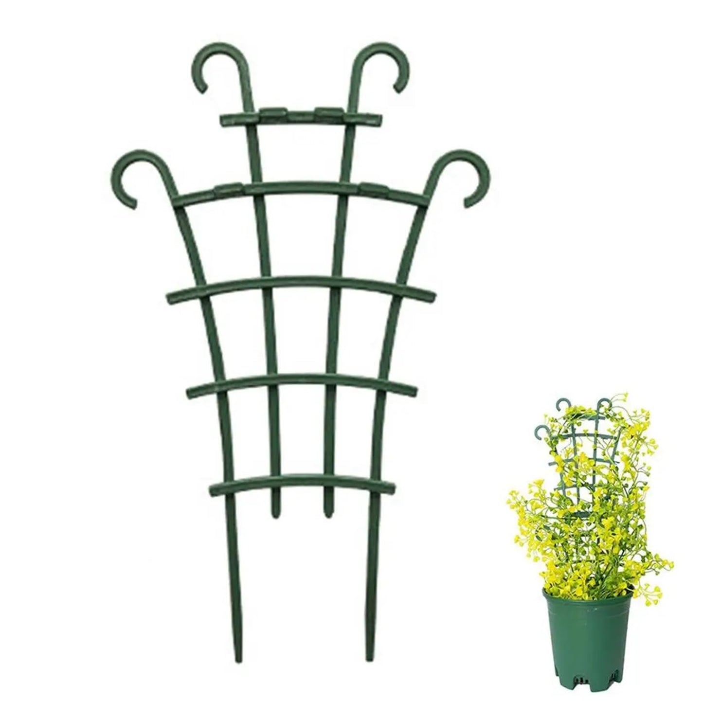 Garden Climbing Trellis - Reusable Support Stake for Indoor & Outdoor Potted Plants