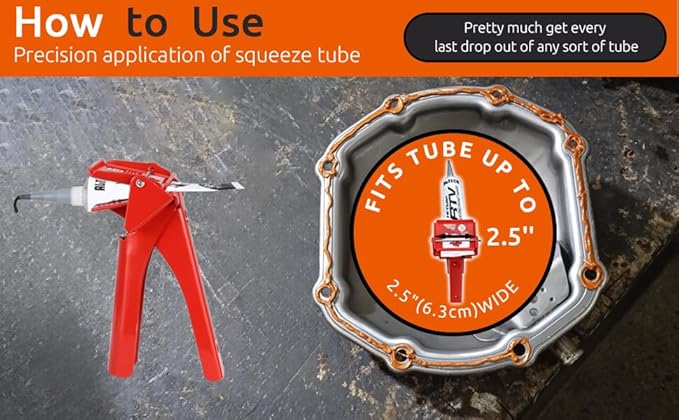 RTV Tube Extrusion Tool，Efficient RTV Squeezer Dispenser