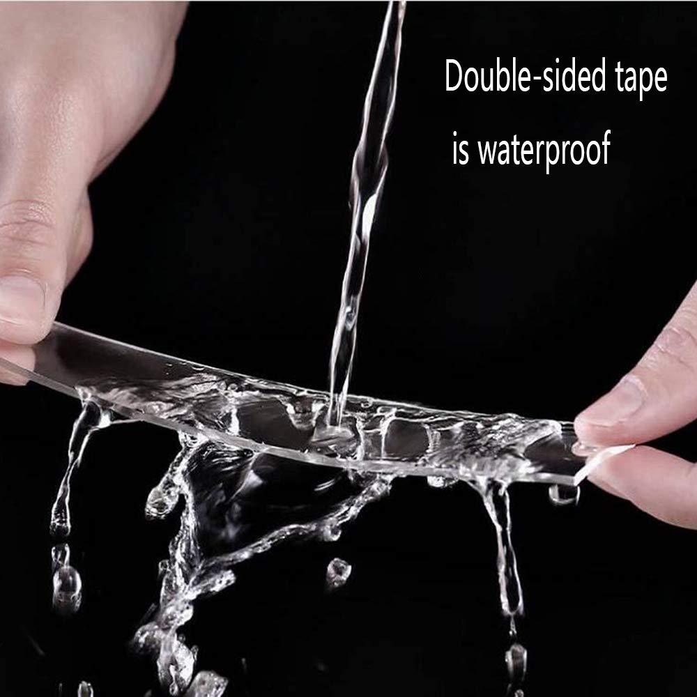 BetterJonny 1PCS Transparent Acrylic Nail Art Display Holder, 50PCS Stand With 3M Double Sided Tape for Professional Salon False Sample Display