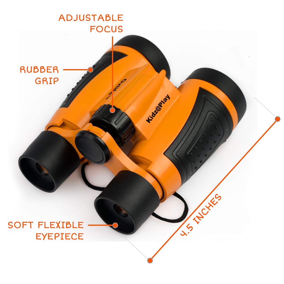 Adventure Kidz - Outdoor Exploration Kit, Children’s Toy Binoculars, Flashlight, Compass, Whistle, Magnifying Glass, Backpack. Great Kids Gift Set for Camping, Hiking, Educational and Pretend Play.