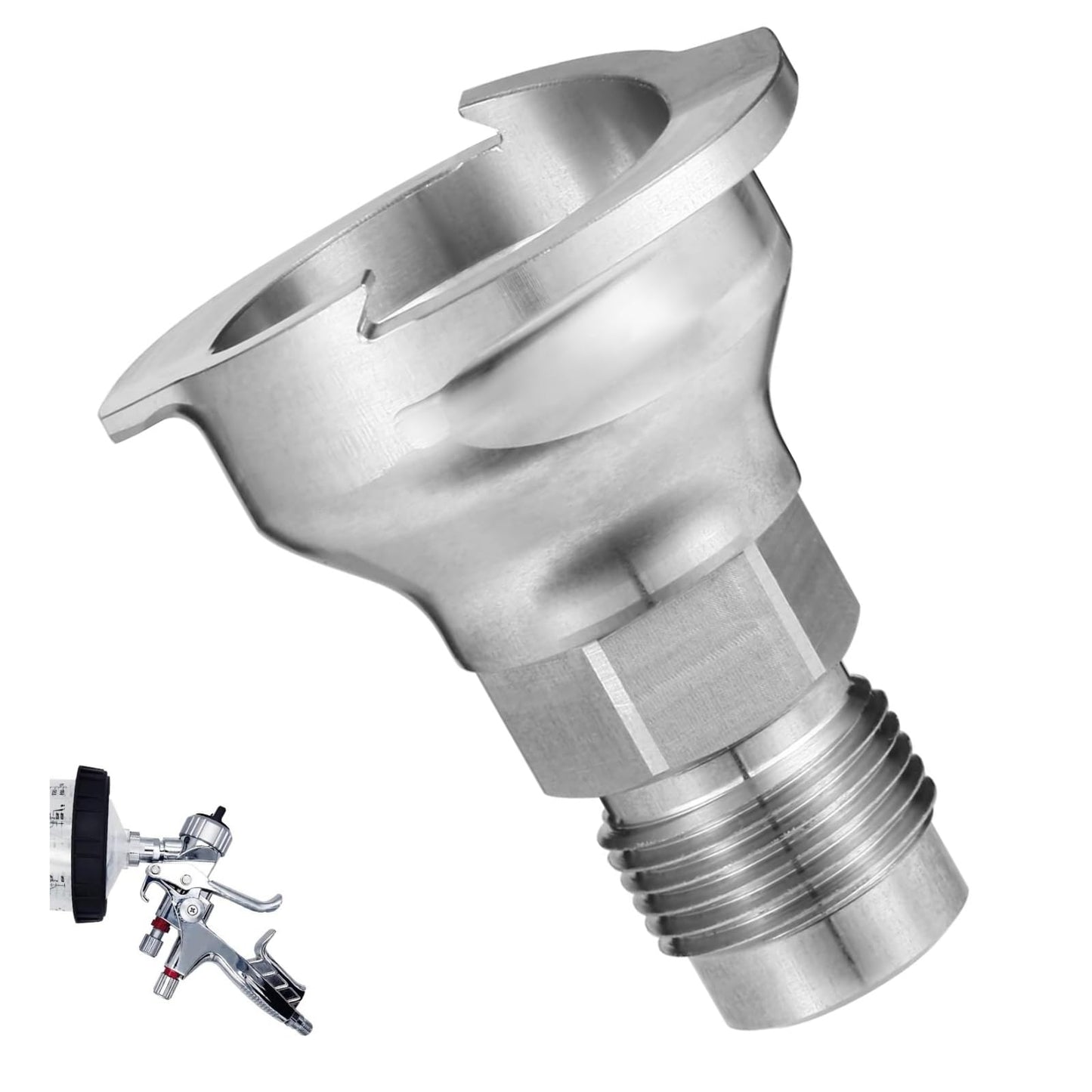 ulapithi 26046 PPS 2.0 Spray Gun Adapter #S15 3/8 Inch Male 19 Thread BSP Compatible with 3M, Connects Several Paint Gun Brands to PPS 2.0 Paint Spray System -1 Pack