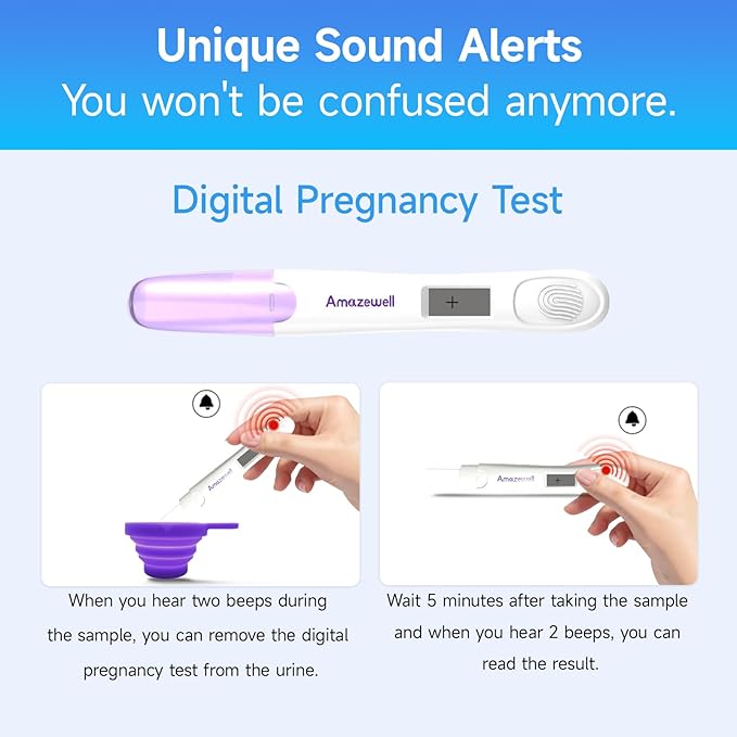 Early Pregnancy Test Kit, Early & Digital Pregnancy Test at Home, Pregnancy Tests with Cup, Fast Results, Over 99% Accuracy, 10 Tests(2 Digital+8 Early+1 Urine Cup)
