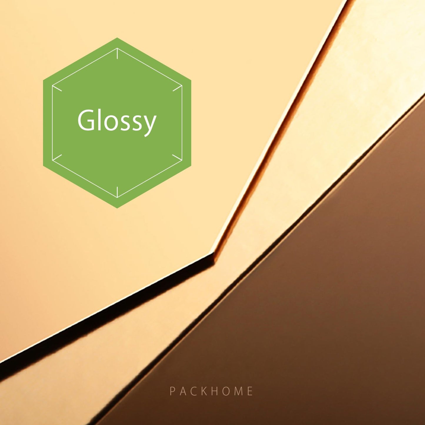 PACKHOME Mothers Day 6 Gift Boxes 9x6.5x3.8 Inches, Rectangle Collapsible Boxes with Magnetic Lids for Gift Packaging (Glossy Gold)