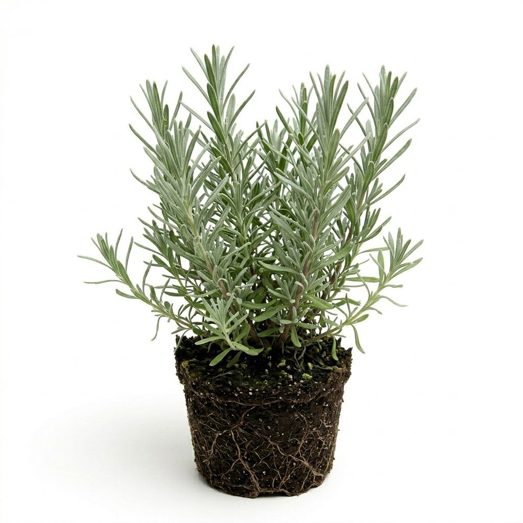 Pack 2 Lavender Live Plants 4-8 Inches, Hardy Fragrant Perennial Outdoor Herb Plant (Assorted Lavender)