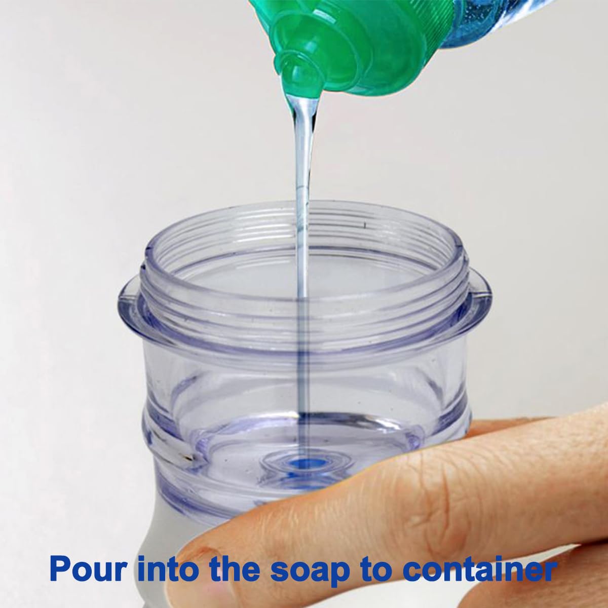 CELOX Dish Sponge with Handle, Dish Scrubber with Soap Dispenser for Cleaning Kitchen