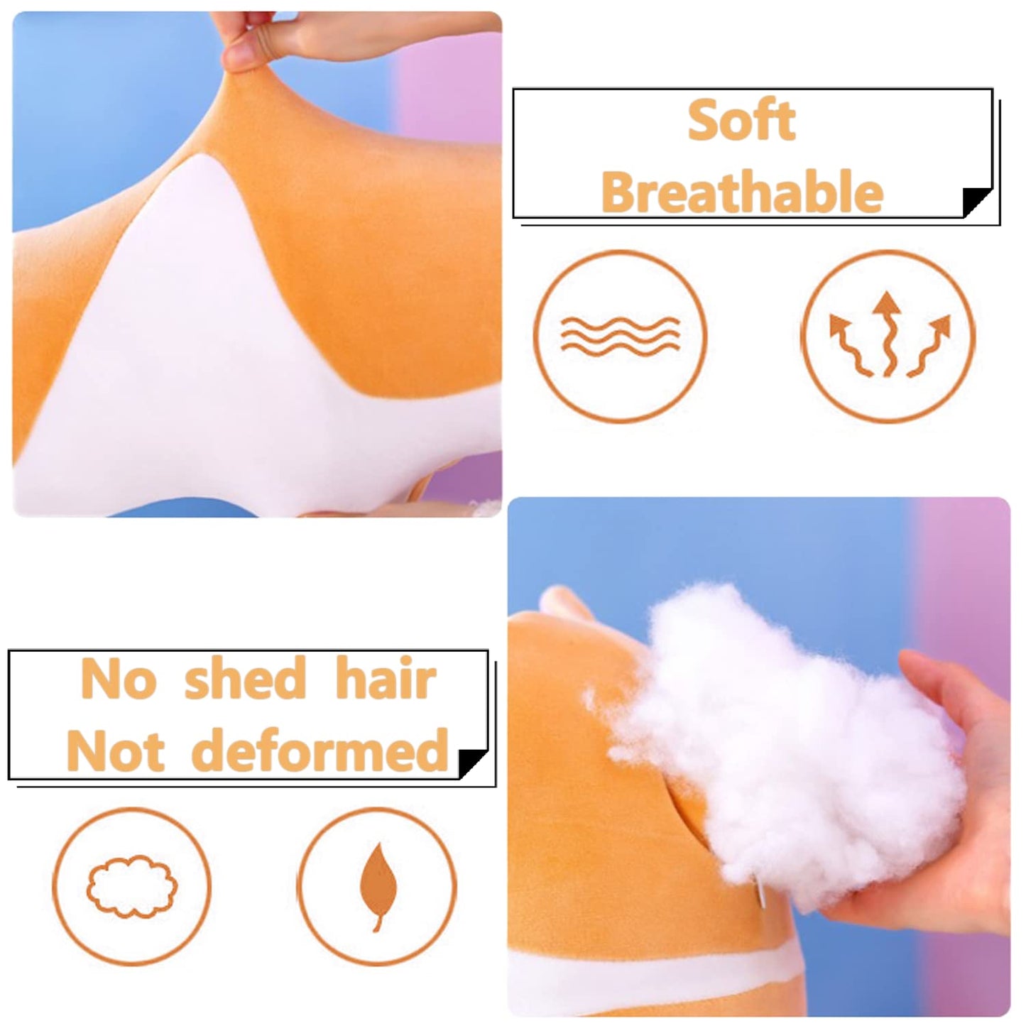Handytoolinc Soft Cat Plush Pillow Long Stuffed Animals Sleeping Pillow Cotton Kitten Pillow Cute Long Body Pillow Gift for Kids Girlfriend (35.4inch/90cm,Pink)